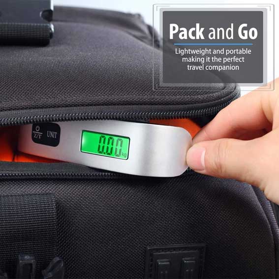 Rubber Paint Digital Hanging Luggage Scale for travelĀ - Image 3