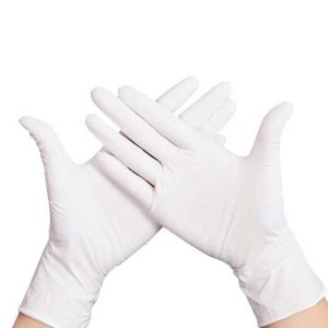Disposable White Latex Gloves