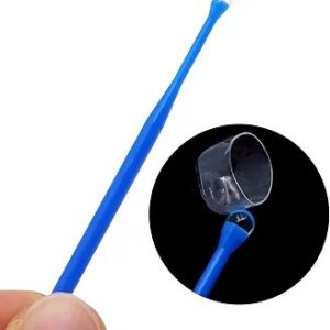 Dental Bonding Stick, Dental Veneer Matrix Adhesive Device, Bendable Bonding Stick Rod for Crown Tooth Restoration, Disposable Dental Tools (Blue)20 pcs